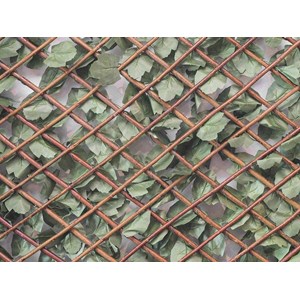 Treillis extensible feuilles de lierre 2 m (2 treillis 1 x 2 m) - jardideco