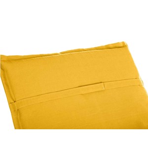Coussin de transat korai jaune moutarde 190 cm - hespéride