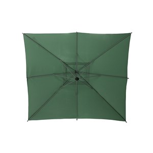 Parasol déporté carré manoa olive - 2,5 x 2,5 m - hespéride
