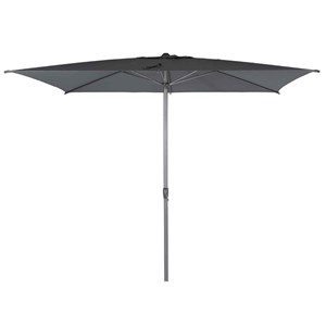 Parasol droit rectangulaire loompa ardoise - 3 x 2 m - hespéride