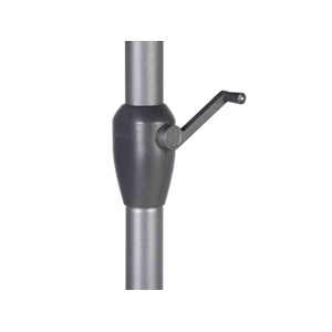 Parasol droit rond loompa ardoise - 3 m - hespéride