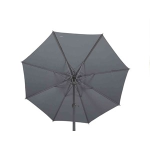 Parasol droit rond loompa ardoise - 3 m - hespéride