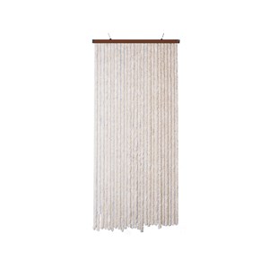 Rideau de porte chenille florence beige - 120 x 220 cm - morel
