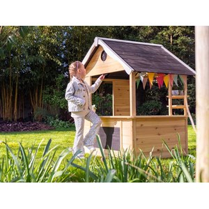 Maisonnette en bois pour enfants hika - exit toys
