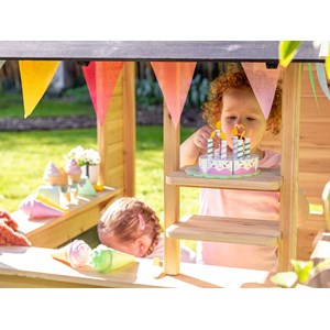Maisonnette en bois pour enfants hika - exit toys