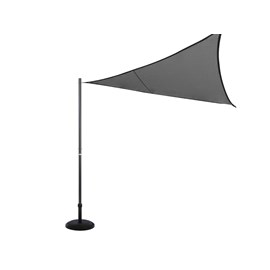 Mât de fixation pour voile d'ombrage ø 50 mm - 2,55 m - hespéride