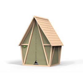 Maisonnette en bois pour enfants yuki 100 - exit toys