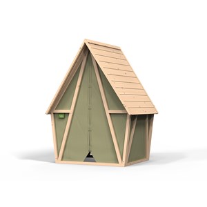Maisonnette en bois pour enfants yuki 100 - exit toys