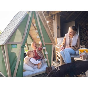 Maisonnette en bois pour enfants yuki 100 - exit toys