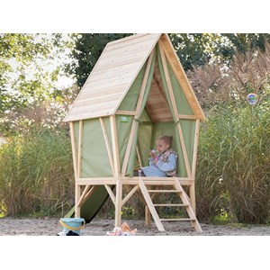 Maisonnette en bois pour enfants yuki 300 - exit toys