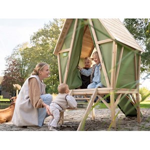 Maisonnette en bois pour enfants yuki 300 - exit toys