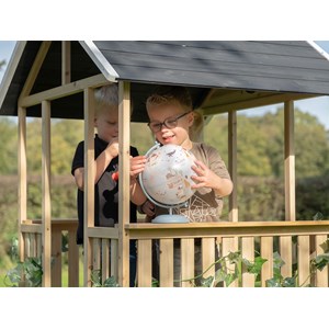 Maisonnette en bois pour enfants panorama 100 - exit toys