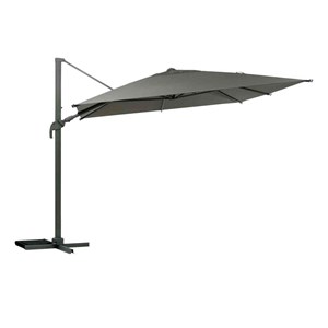 Parasol déporté rectangulaire inclinable melhia laurier - 4 x 3 m - hespéride