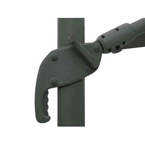 Parasol déporté rectangulaire inclinable melhia laurier - 4 x 3 m - hespéride