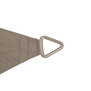 Voile d'ombrage solaire rectangulaire elyora blé - 3 x 2 m - hespéride