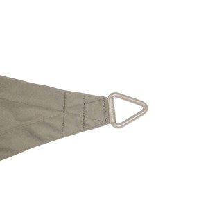 Voile d'ombrage solaire rectangulaire elyora blé - 4 x 3 m - hespéride