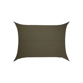 Voile d'ombrage solaire rectangulaire elyora laurier - 4 x 3 m - hespéride