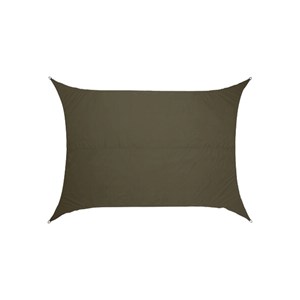 Voile d'ombrage solaire rectangulaire elyora laurier - 4 x 3 m - hespéride