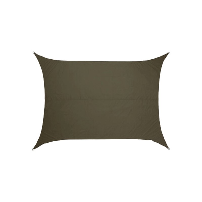 Voile d'ombrage solaire rectangulaire elyora laurier - 4 x 3 m - hespéride