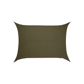 Voile d'ombrage solaire rectangulaire elyora laurier - 3 x 2 m - hespéride