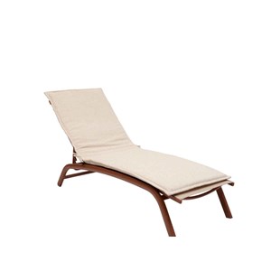 Coussin pour transat 190 x 60 cm solfia blé - hespéride