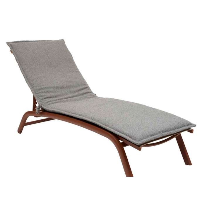 Coussin pour transat 190 x 60 cm solfia ardoise - hespéride