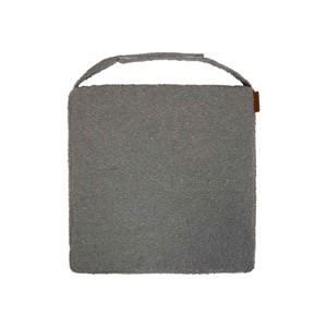 Galette de chaise solfia ardoise - 40 x 40 cm - hespéride