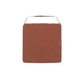 Galette de chaise de jardin 40 x 40 cm acajou - hespéride