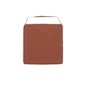 Galette de chaise de jardin 40 x 40 cm acajou - hespéride