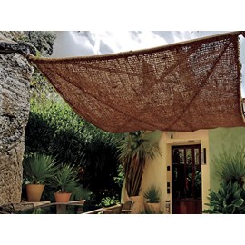 Voile d'ombrage rectangulaire sunnet en fibre de coco - 2 x 4 m - nortene