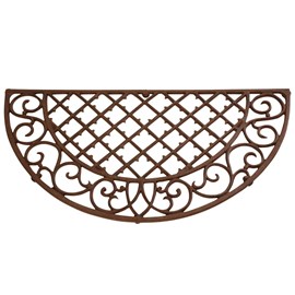 Paillasson tapis fonte demi-lune - 67 x 34 cm - esschert design