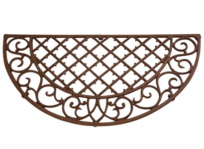 Paillasson tapis fonte demi-lune - 67 x 34 cm - esschert design