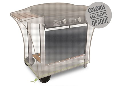Housse pour chariot plancha cover one - 110 x 60 x 60 cm - jardiline