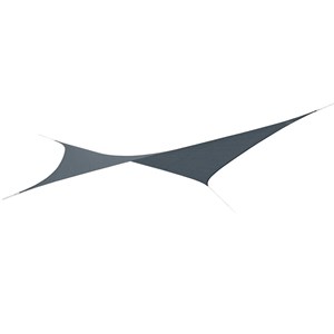 Voile d'ombrage rectangulaire 4 x 3 m - austral - ardoise - jardiline