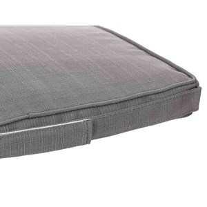 Galette de chaise de jardin 40 x 40 cm ardoise - hespéride