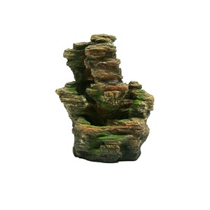 Fontaine de jardin chios chute d'eau effet pierre