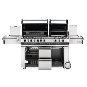 Barbecue à gaz prestige pro 825 4 brûleurs + 2 sizzle zone + brûleur arrière + f
