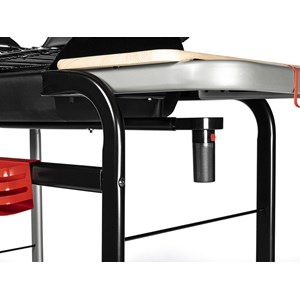 Barbecue à charbon vulcano 2600 + malette 8 ustensiles + dégraissant barbecues -