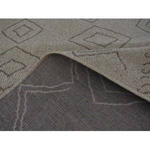 Tapis extérieur rectangulaire marrakech 115 x 180 cm en laine synthétique - jard