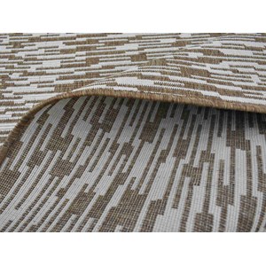 Tapis extérieur rectangulaire prague  115 x 180 cm en laine synthétique - jardil