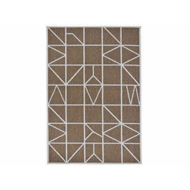Tapis extérieur rectangulaire alexandrie 115 x 180 cm en laine synthétique - jar