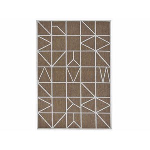 Tapis extérieur rectangulaire alexandrie 170 x 240 cm en laine synthétique - jar