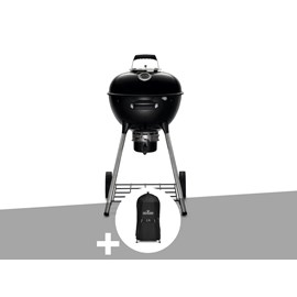 Barbecue à charbon charcoal kettle premium 47 cm + housse de protection - napole