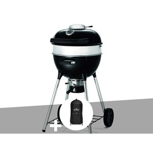 Barbecue à charbon charcoal kettle pro 47 cm + housse pour barbecue à charbon ke