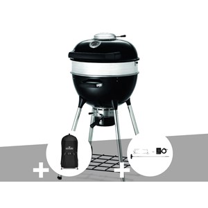 Barbecue à charbon charcoal kettle pro 47 cm + housse pour barbecue à charbon ke
