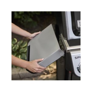 Barbecue à gaz spirit e-335 + set d'accessoires clipsables weber works + bac et