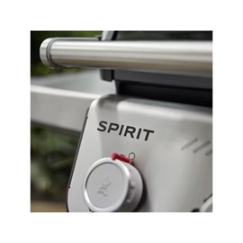 Barbecue à gaz spirit e-410 + set d'accessoires clipsables weber works + kit de