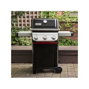 Barbecue à gaz spirit e-310 + set d'accessoires clipsables + kit de préparation