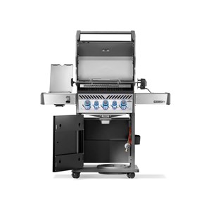 Barbecue à gaz rogue pro-s noir 3 brûleurs + 1 sizzle zone + 1 brûleur arriére -