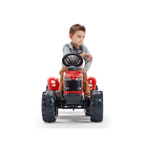 Tracteur enfant massey ferguson avec remorque 3 à 7 ans + ceinture avec outils d